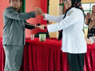 Camat Mangoli Timur Gelar Sertijab, Ini Pesan dan Kesan Faradila Faudu