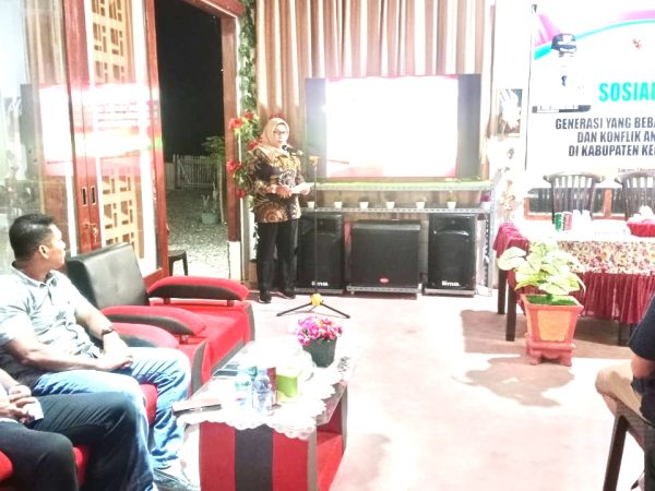 Kasbangpol Kepulauan Sula Gelar Sosial  Narkoba dan Konflik Antar Pelajar